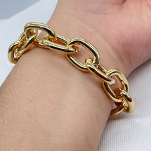 Load image into Gallery viewer, 18k Gold Filled Chunky Link Bracelet - 7 Inch