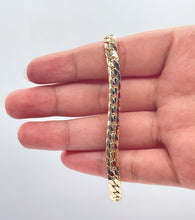 Load image into Gallery viewer, 18k Gold Filled 6mm Flat Snake Like Bracelet Dainty Jewelry And Jewelry Making Supplies