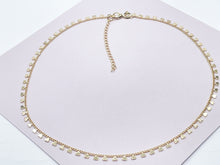 Load image into Gallery viewer, 18k Gold Filled Little Heart Choker On a Cuban Link Chain Hypoallergenic Jewelry
