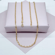 Load image into Gallery viewer, 18k Gold Filled Cable Link Chain 3mm Necklace