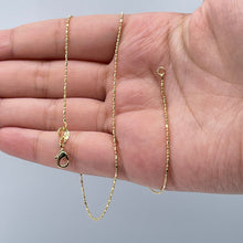 Load image into Gallery viewer, 18k Gold Filled 1mm Extra Thin Dash Dot Chain For Wholesale And Jewelry Making