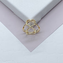 Load image into Gallery viewer, 18k Gold Filled Infinity Ring Dainty Jewelry