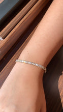 Load image into Gallery viewer, 18k Gold Filled Baguette Cubic Zirconia Choker Necklace and Bracelet Set