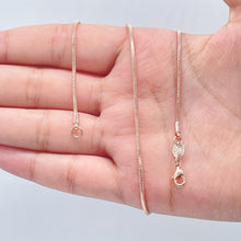 Load image into Gallery viewer, 18k Gold Filled Snake Chain 1.5mm: Jewelry Making Supplies