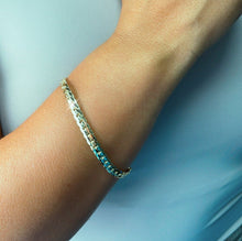 Load image into Gallery viewer, 18k Gold Filled 6mm Flat Snake Like Bracelet Dainty Jewelry And Jewelry Making Supplies