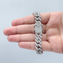 Load image into Gallery viewer, 18k Gold Filled Hip Hop Luxury Micro Pave Cubic Zirconia Bling Set Miami Cuban