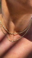 Load image into Gallery viewer, 18k Gold Filled Cable Link Chain 3mm Necklace