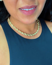 Load image into Gallery viewer, 18k Gold Filled Rope Chain Necklace - 7mm Thick