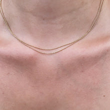 Load image into Gallery viewer, 18k Gold Filled Ball Chain: 1mm Shiny Small Dots, Jewelry Making Supplies