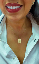 Load image into Gallery viewer, 18k Gold Filled Jesus Plate Charm With Diamond Cut Detail For Wholesale And