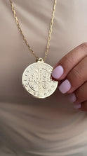 Load image into Gallery viewer, 18k Gold Filled Saint Benedict Medal - Catholic Charm Pendant