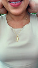 Load image into Gallery viewer, 18k Gold Filled Fishbone Charm: Marine Life Pendant