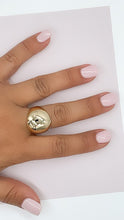 Load image into Gallery viewer, 18k Gold Filled Chunky but Hollow Inside Plain Round Band Ring