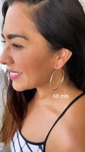 Load image into Gallery viewer, 18k Gold Filled Hoop Earrings: Plain Jewelry Making Supplies