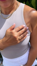 Load image into Gallery viewer, 18k Gold Filled Open Oval Ring Hallowed Oval Fashion Design