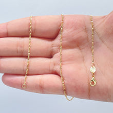 Load image into Gallery viewer, 18k Gold Filled 2mm Fancy 3x1 Figaro Chain and Jewelry Making Supplies