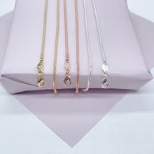 Load image into Gallery viewer, 18k Gold Filled Snake Chain 1.5mm: Jewelry Making Supplies