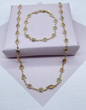 Load image into Gallery viewer, 18k Gold Filled Colorful Baby Turtle Jewelry Set