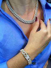 Load image into Gallery viewer, 18k Gold Filled Hip Hop Luxury Micro Pave Cubic Zirconia Bling Set Miami Cuban