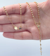 Load image into Gallery viewer, 18k Gold Filled Dainty Bead Fashion Rosary Necklace