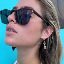 Load image into Gallery viewer, 18k Gold Filled Light Hollow Cowrie Shells Dangling Earrings