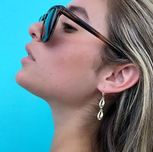 Load image into Gallery viewer, 18k Gold Filled Light Hollow Cowrie Shells Dangling Earrings