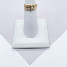 Load image into Gallery viewer, 18k Gold Filled Stacked Band Rings Jewelry