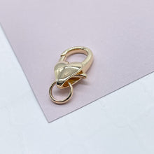 Load image into Gallery viewer, 18k Gold Filled Heart Lobster Clasp with Jump Ring - 21mm