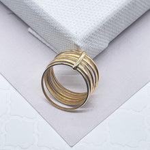Load image into Gallery viewer, 18k Gold Filled Stacked Band Rings Jewelry