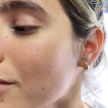 Load image into Gallery viewer, 18k Gold Filled Tear Drop Stud Earrings: Dainty Jewelry