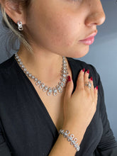 Load image into Gallery viewer, 18k Gold Filled and Silver Filled 4 piece Zirconia Set