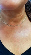Load image into Gallery viewer, 18k Gold Filled 3x1 Figaro 2.5mm Chain Necklace Supplies