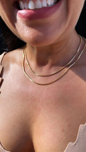 Load image into Gallery viewer, Dainty 18k Gold Filled 2mm Box Chain Necklace Supplies Designers