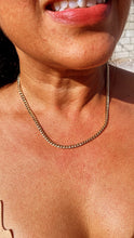 Load image into Gallery viewer, Gorgeous 18k Gold Filled 4mm Cuban Link Chain Necklace, Curb Link Chain for