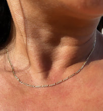 Load image into Gallery viewer, 18k Gold Filled 2mm Figaro 3X1 Chain Necklace Supplies Designers