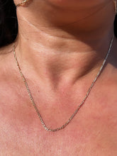 Load image into Gallery viewer, 18k Gold Filled 2mm Figaro 3X1 Chain Necklace Supplies Designers