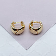 Load image into Gallery viewer, 18k Gold Filled Chunky Huggie Earrings