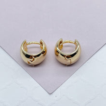 Load image into Gallery viewer, 18k Gold Filled Chunky Huggie Earrings