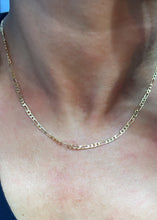 Load image into Gallery viewer, 18k Gold Filled 3x1 Figaro 2.5mm Chain Necklace Supplies