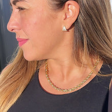 Load image into Gallery viewer, 18k Gold Filled Thick 5mm Rope Chain for Layering, Chunky Rope, Stylish Necklace