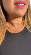 Load image into Gallery viewer, 18k Gold Filled 3mm Rope Chain size 16”