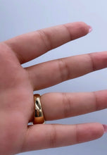Load image into Gallery viewer, 18k Gold Filled Plain Chunky Dome Band Ring