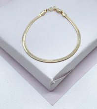 Load image into Gallery viewer, 18k Gold Filled Simple Thin 3mm Herringbone Chain