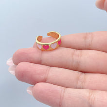 Load image into Gallery viewer, 18k Gold Filled Adjustable Heart Ring