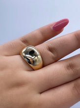Load image into Gallery viewer, 18k Gold Filled Plain Chunky Dome Band Ring