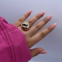 Load image into Gallery viewer, 18k GoldFilled Thick and Puffy Dome Band Ring