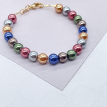Load image into Gallery viewer, 18K Gold Filled Colorful Beads Set