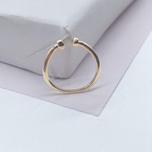 Load image into Gallery viewer, 18k Gold Filled Adjustable Solid Mid Ring