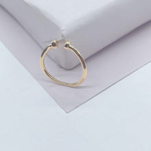Load image into Gallery viewer, 18k Gold Filled Adjustable Solid Mid Ring
