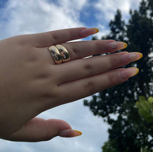 Load image into Gallery viewer, 18k Chunky Gold Filled Wrap Ring